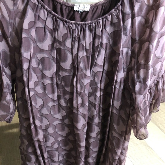 Blouse Shirt print design plus size - Picture 1 of 5